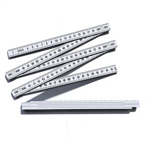 Règle pliable de 1 mètre, outil de mesure en plastique à 5 plis avec fibre de verre renforcée et échelle gravée au laser pour une utilisation de précision - Product Image 5