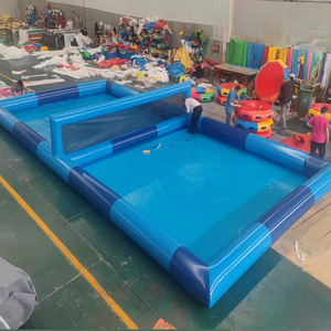 Voleibol Inflable Resistente para Exteriores con Portería, Juego Acuático, Campo de Voleibol Inflable para Eventos - Product Image 2