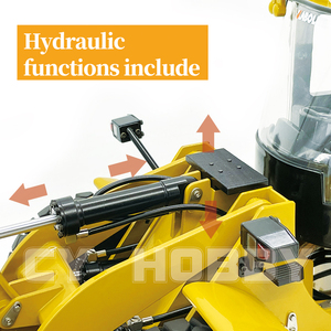 HUINA <span class=keywords><strong>K966</strong></span> <span class=keywords><strong>KABOLITE</strong></span> <span class=keywords><strong>K966</strong></span> 1/16 Modèle de chargeuse sur pneus hydraulique entièrement métallique RC avec moteur sans balais - Product Image 5