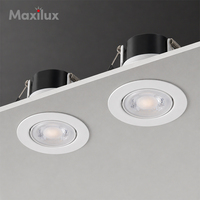 Source de lumière sans scintillement, sortie stable, downlight LED COB encastré fixe pour l'éclairage de plafond de couloir et de passage MDL0605F