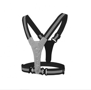 <span class=keywords><strong>Gilet</strong></span> réfléchissant à LED pour la course nocturne, vêtements réfléchissants pour le sport, le cyclisme, haute élasticité, <span class=keywords><strong>gilet</strong></span> de <span class=keywords><strong>sécurité</strong></span> réfléchissant pour l'extérieur - Product Image 4