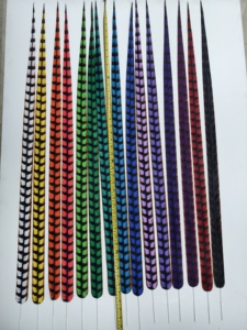 Plumes de faisan artificielles naturelles violettes à longue queue pour fête, carnaval, décoration de maison, mariage, vase, vacances, bricolage, artisanat, costume - Product Image 1
