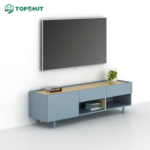Meuble <span class=keywords><strong>TV</strong></span> pour appartement, mobilier <span class=keywords><strong>de</strong></span> co-loc, en bois MDF et panneaux mélaminés, meubles <span class=keywords><strong>TV</strong></span> pour salon - Product Image 3
