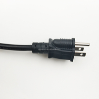 Kabel Daya 15A 125V 14AWG NEMA 5-15P ke IEC C13 untuk Komputer, Server