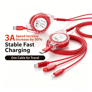 พอร์ต USB แบบยืดหดได้3A <span class=keywords><strong>ชาร์จ</strong></span>เร็วสายชาร์จสำหรับใช้ในรถแบบสากลประเภท <span class=keywords><strong>C</strong></span> iPhone Android - Product Image 1