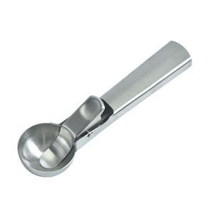 Cuchara para helado de acero inoxidable de 4,8 cm de doble uso, fácil de limpiar, para helado y fruta - Product Image 5