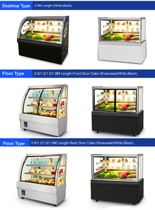 Refrigeration Equipment Pastry Bakery showcase Cabinet <strong>Refrigerator</strong> <strong>Commercial</strong> Glass Door Cake Display Fridge - Product Image 6