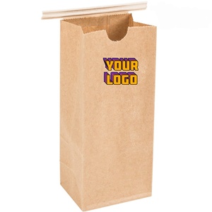 Custom Logo Printing Bolsas Papel Brown Craft Paper <b>Bag</b> Takeaway Packaging for Store Food Bakery <b>Bread</b> Delivery Lunch - Product Image 4