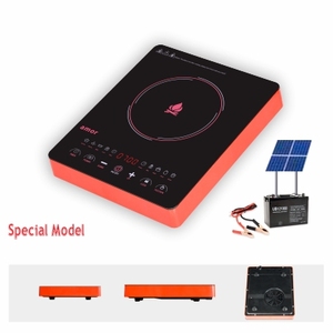 Cuisinière à induction <span class=keywords><strong>solaire</strong></span> à boutons tactiles, vente chaude, 24 volts, avec batterie, cuisinière <span class=keywords><strong>solaire</strong></span> avec ensembles complets - Product Image 3