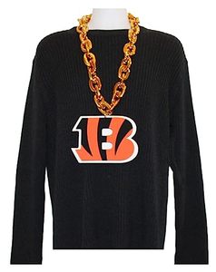 Groothandel/Custom Team Logo <span class=keywords><strong>Cincinnati</strong></span> <span class=keywords><strong>Bengals</strong></span> Fan Ketting 10 Inch 3d Foam Ketting - Product Image 2