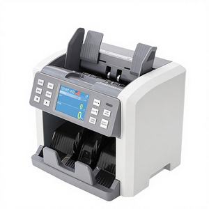 Compteur de billets automatique P100 de haute qualité avec détecteur <span class=keywords><strong>EUR</strong></span>/USD/LYD UV MG IR DD, machine de comptage d'argent de qualité professionnelle, trémie de 1500 pièces - Product Image 2