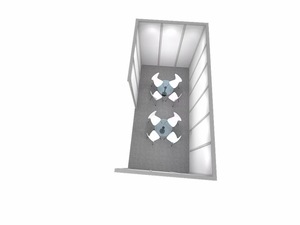 Divisores de Habitaciones Móviles, Paredes Divisorias Personalizadas con Marco de Aluminio, Tipo Vidrio o Madera, Modulares para Interiores, Oficinas y Exposiciones - Product Image 5