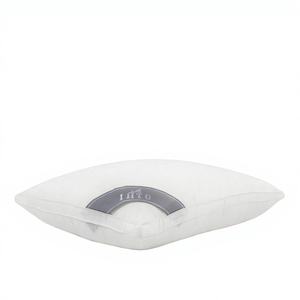 Almohada de cuello de tela taiwanesa de 40 hilos y 200TC para uso hotelero, con diseño sólido, relleno alternativo de plumón, antibacteriana y forma personalizada. - Product Image 1