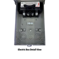 Caja de desconexión de aire acondicionado 60A 240V Interruptor de desconexión extraíble sin fusible