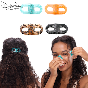 مشبك شعر ذكي مغناطيسي صديق للبيئة بنقشة الفهد، مشابك شعر مخصصة للاستخدام اليومي العادي، إكسسوارات شعر نسائية - Product Image 1