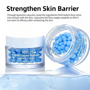 Crème Visage en Capsules de Peptides de Cuivre Bleu GHK-Cu 50g en Gros OEM ODM – Anti-Âge, Hydratante, Lisse les Rides Fines, Soin Quotidien de la Peau - Product Image 5