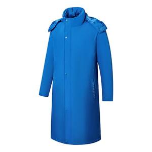 TIMETEXメンズ冬オーバーコートパーカー防水防風フード付き薄いオックスフォード生地ロングレギュラーフィット - Product Image 3