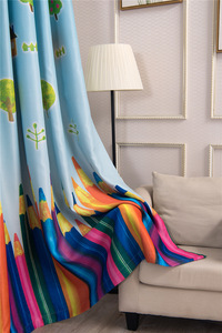 Matita di stampa <span class=keywords><strong>tende</strong></span> oscuranti per il soggiorno dei bambini in camera ready made tenda - Product Image 3