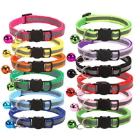 Collier Réfléchissant Personnalisé en Nylon et PU de Luxe pour Chiens, avec Sangle Réglable et Boucles, Vente en Gros à Prix Abordable