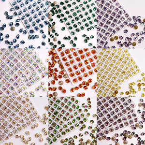 Paso Sico Rainbow Colors 3D Nail <span class=keywords><strong>Art</strong></span> Supplies Xirius <span class=keywords><strong>Chaton</strong></span> 8.1mm Strass en vrac pour la décoration des ongles - Product Image 6