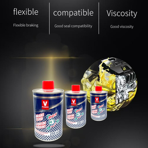 VPOWER Meilleur <span class=keywords><strong>liquide</strong></span> de <span class=keywords><strong>frein</strong></span> synthétique hygroscopique à base d'huile minérale <span class=keywords><strong>Dot</strong></span> <span class=keywords><strong>3</strong></span> <span class=keywords><strong>ou</strong></span> <span class=keywords><strong>Dot</strong></span> <span class=keywords><strong>4</strong></span>, bouteille en plastique 250 ml 500 ml - Product Image 4
