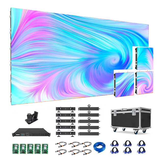 4K Waterproof LED Screen P2.5 P3.9 LED Wall Movable Rental LED Video Wall Stage LED Screen Outdoor
