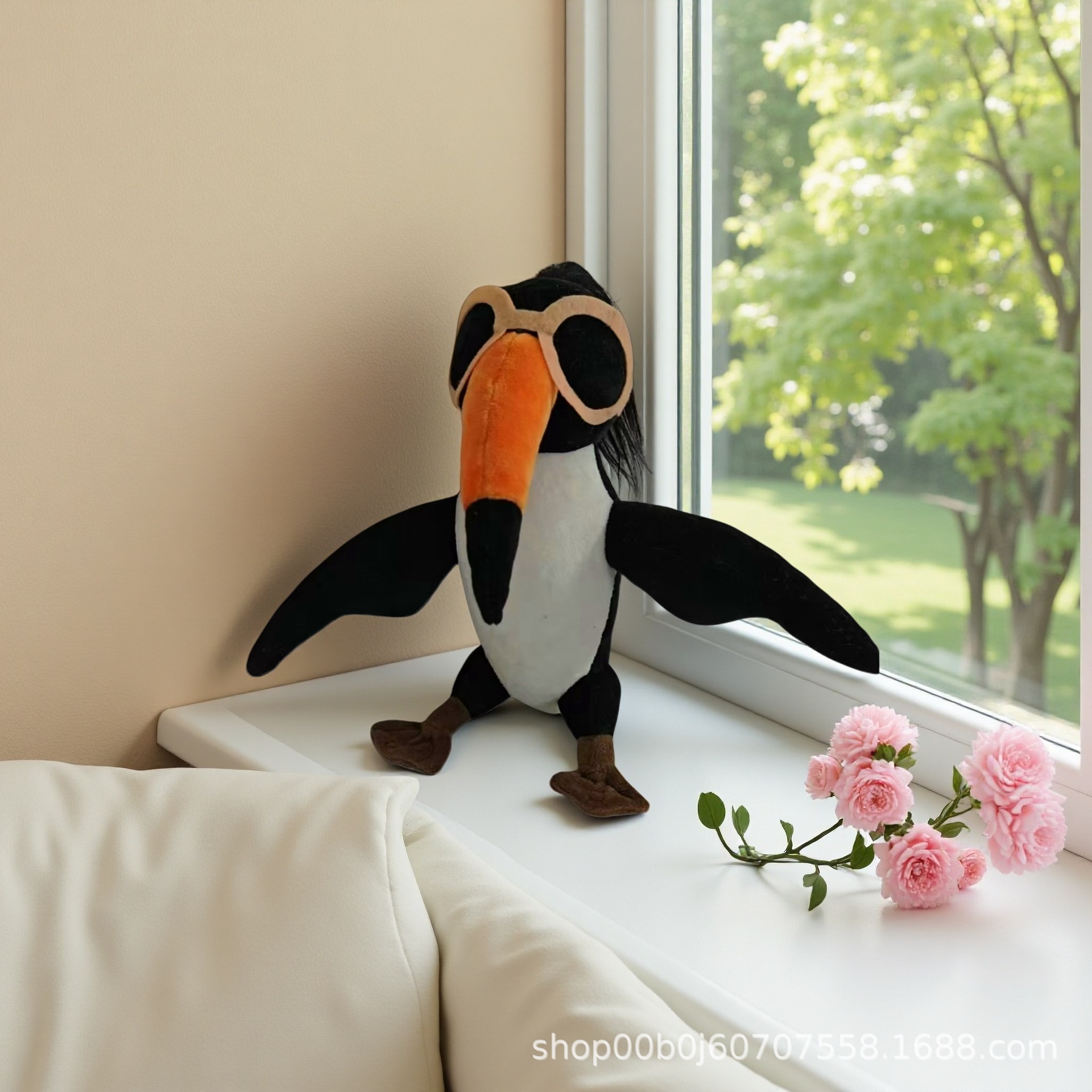 Perroquet à long bec 25 cm 140 grammes - 20cm-40cm