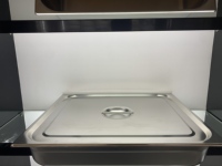Plaque à glace perforée JJD 2/1 100MM en acier inoxydable 201/304 de 0,7 mm, anti-blocage par électrolyse, style européen pour restaurant