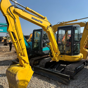 Venta Directa de Fábrica de Excavadoras Usadas de 5.5 Toneladas, Mini Excavadoras Komatsu PC55 de Baja Emisión, Excavadoras de Segunda Mano en Venta - Product Image 1