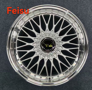 Jante en alliage pour voiture de tourisme personnalisée en aluminium argenté Rs <span class=keywords><strong>RF</strong></span> jantes en alliage pour voiture au design classique du marché de l'euro - Product Image 1