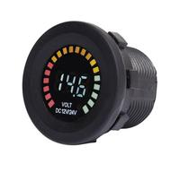 Voltímetro para Batería de Coche de 12V/24V CC, Pantalla LED Digital, Medidor de Voltaje con Pantalla a Color, Resistente al Agua, para Automóviles