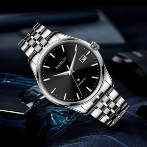 Produit à succès 2025, montre mécanique pour homme en acier inoxydable, style simple et tendance, 8901 - Product Image 4