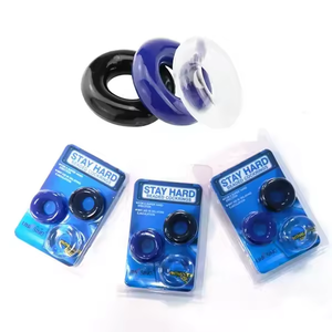 Anelli pene in Silicone Set giocattoli sessuali per gli uomini anelli per gli uomini del sesso giocattolo - Product Image 1