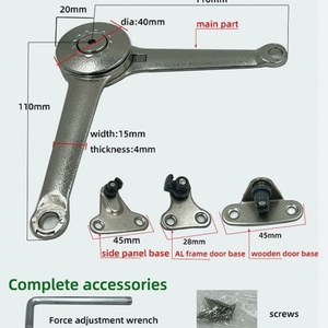 Système de levage hydraulique à arrêt libre pour armoires, support de couvercle en alliage de zinc pour cuisine, salon, hôtel, chambre, bureau à domicile - Product Image 2