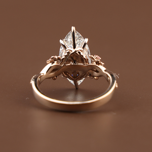 Anillo de Compromiso con Diamante Cultivado en Laboratorio de 3.3 Quilates para Mujer, Joyería Fina de Lujo en Plata, Oro de 10K, Oro de 14K, Oro de 18K, Anillo de Novia Premium - Product Image 2