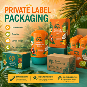 Solución Integral OEM ODM, Diseño de Empaque, Muestreo Rápido, Fábrica de Alto Volumen, Exportación Global, Desodorante en Barra Tropical - Product Image 6