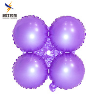 Offre Spéciale 18 pouces trèfle à quatre feuilles fleur feuille ballon colonne et arc pour mariage anniversaire fêtes de noël