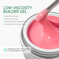 Gel Constructor UV de Alta Calidad OEM Sin Hema, Gel Constructor Autonivelante para Uñas, Extensión de Uñas, Gel Duro para Uñas, 30g 1kg, Sin Hema, OEM ODM