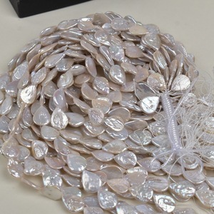 Perlas Barrocas de Agua Dulce Naturales de Zhuji, Perlas en Forma de Gota de Agua para Hacer Aretes y Collares, Hechas a Mano, Blancas, Sueltas, Opciones de Color Natural Disponibles - Product Image 4