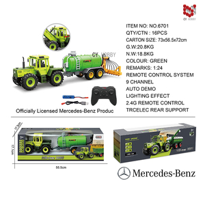 Giocattoli Telecomandati Scala 1:24 Serie Fattoria, Veicoli per Bambini, Camion Agricolo, Trattore <span class=keywords><strong>Mercedes</strong></span> (Autentico Autorizzato) - Product Image 6