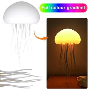 Wholesale Eco-Friendly Cute LED Jellyfish Night <b>Light</b> Dimmable Touch Rechargeable Table Lamp Decor for Bedroom Living Room Gifts - Product Image 5