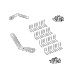 Soportes de Esquina para Muebles OEM, Soportes de Esquina de Acero Inoxidable para Ventanas, Puertas, Armarios de Pared, Estantes, Armarios, Mesas de Madera - Product Image 3