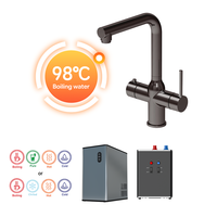 Robinet en laiton pour eau chaude et froide, purificateur d'eau, filtre à eau pour évier avec verrouillage de sécurité enfant