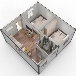 Casa Contenedor Prefabricada Modular Moderna de 2 Dormitorios y 20 pies en Venta - Product Image 1