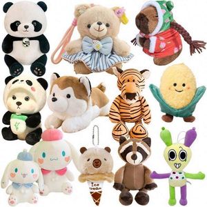 Hot Selling Custom Cute <b>Stuffed</b> Animals <b>Toys</b> Super <b>Soft</b> Plush PP Cotton Ribbon Tail Decorated Stylish Dolls Unisex Birthday - Product Image 5