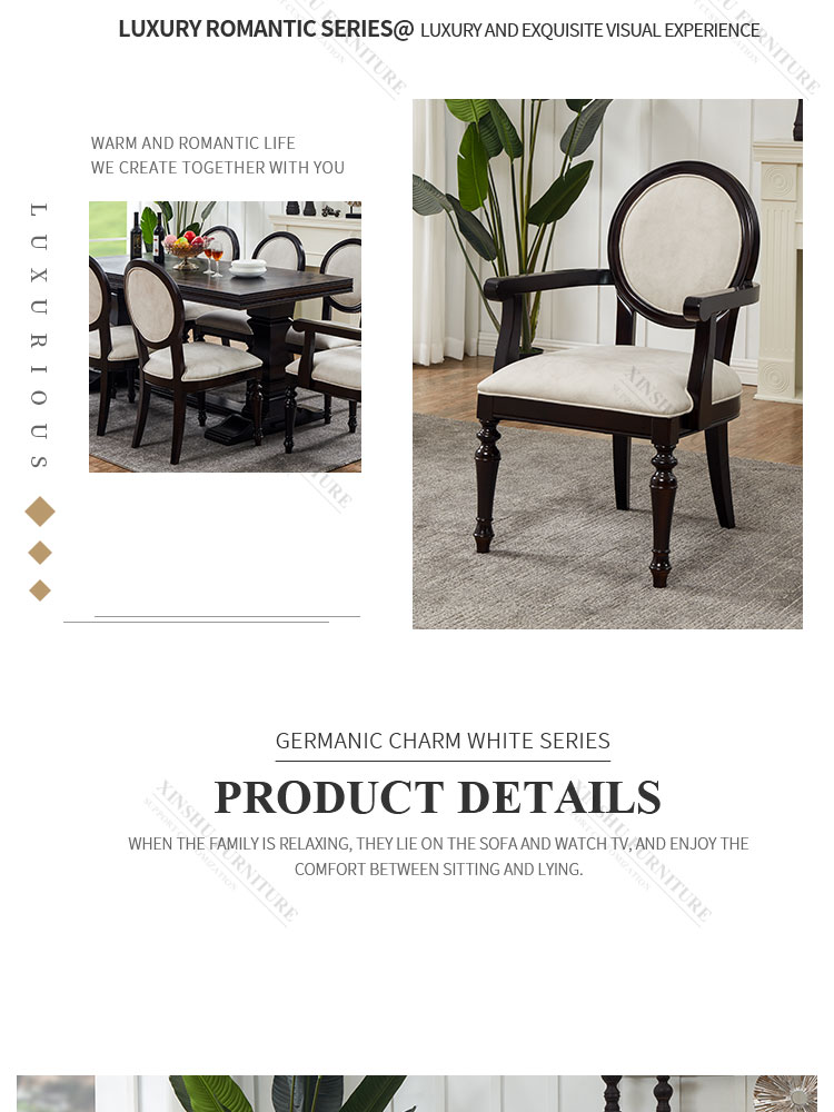 American Home Technology Cloth High-end Restaurant Furniture Simple All Solid Wood Negotiation Chair Reception Chair