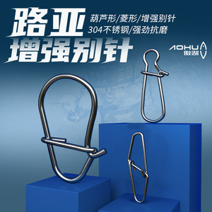 ตะขอเกี่ยวสแตนเลสแบบหมุนได้ สำหรับตกปลา ตัวเชื่อมต่อแบบหัวเข็มขัดคู่ สำหรับอุปกรณ์ตกปลา บรรจุ 100 ชิ้นต่อแพ็ค - Product Image 5