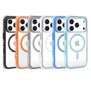 Funda Protectora para Teléfono <span class=keywords><strong>iPhone</strong></span> 17 <span class=keywords><strong>Pro</strong></span> <span class=keywords><strong>Max</strong></span> con Cojín de Aire <span class=keywords><strong>Real</strong></span>, Burbujas de Aire, Resistente a Impactos, con Resorte de Aire, PC y TPU - Product Image 6