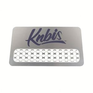 Meilleures ventes : Grinders à herbes format carte de crédit avec logo personnalisé - Product Image 1