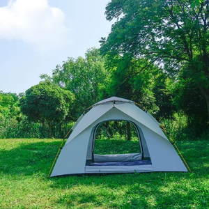 Tente de camping automatique à ouverture rapide pour 2 personnes, personnalisée, Oxford, extérieur, plage, 3-4 personnes, double, quatre côtés - Product Image 5